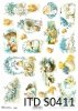 Papier decoupage Soft (HS code 48062000)  S0411
